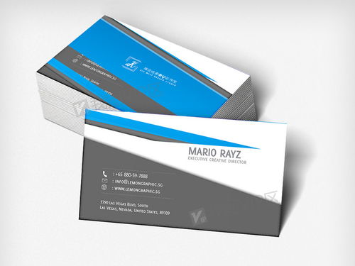 商务科技名片模板图片素材 PSD分层格式下载 | 商业服务名片大全 | 格梵科技